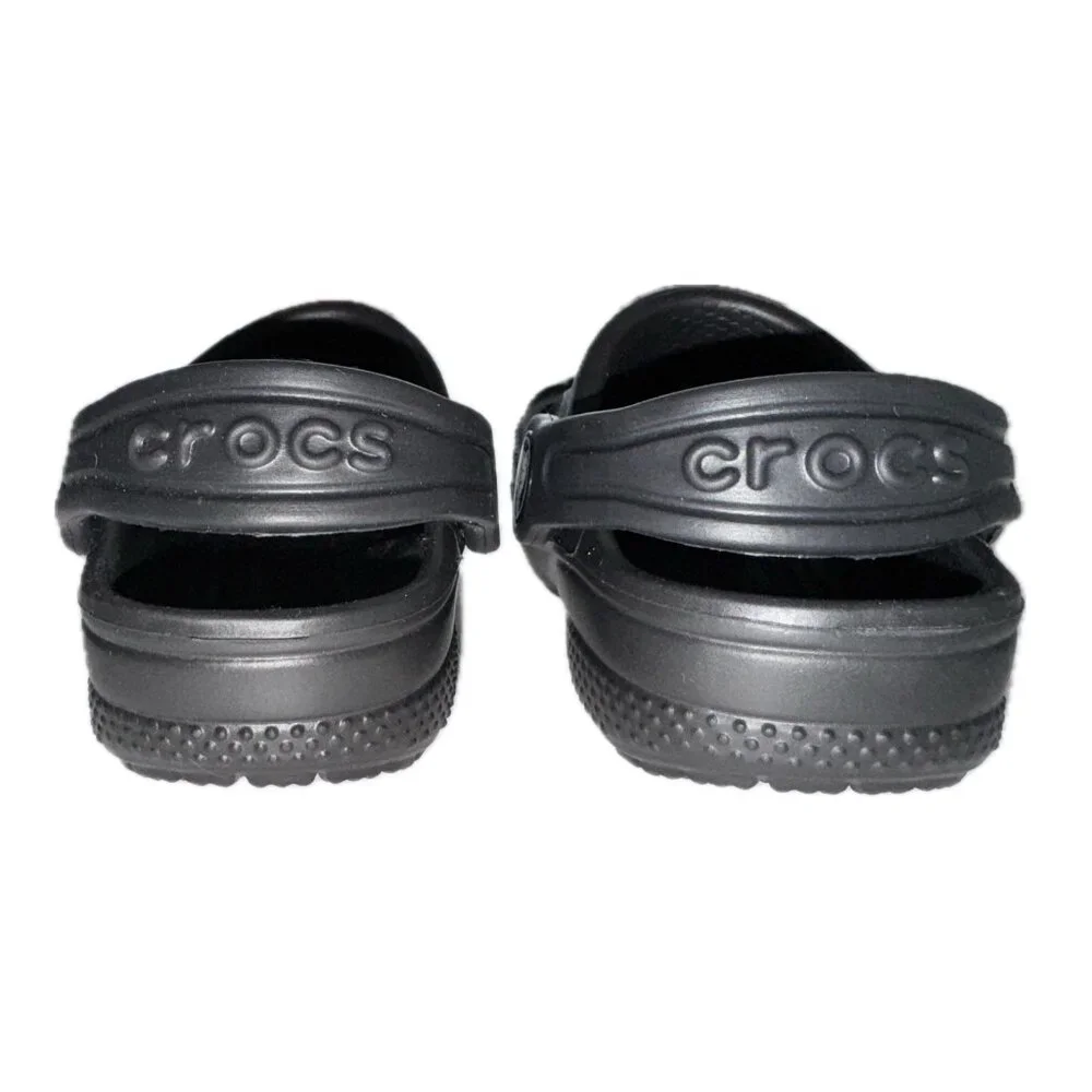 CROCS Kids Black Classic Clogs